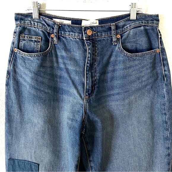 Universal Thread High Rise Boyfriend Jeans Patchwork Size 10 NWOT - Picture 4 of 6